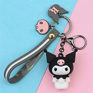 Kuromi Figurine Keychain Bag Clip Charm